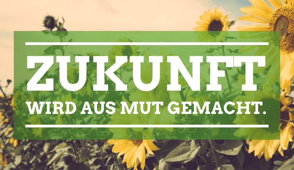 Zukunft wird aus Mut gemacht. Eine kritische Programmdiskussion.