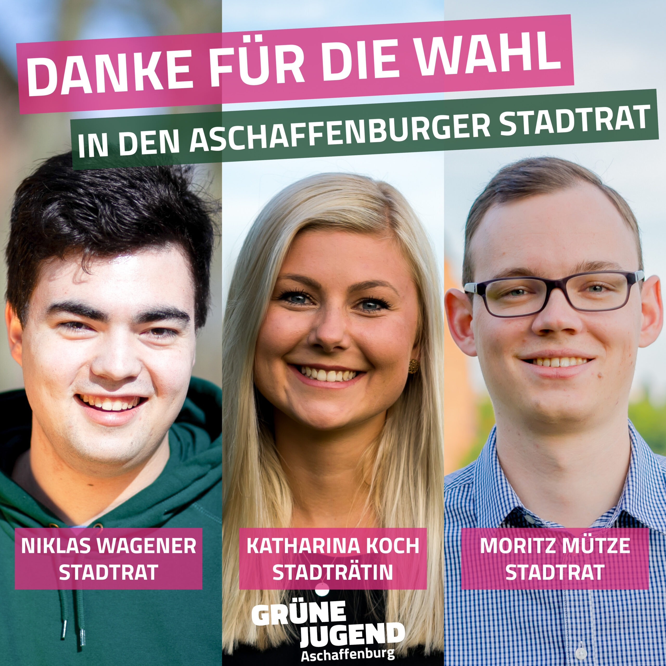 Grüne Jugend stark im Aschaffenburger Stadtrat und Kreistag verteten!