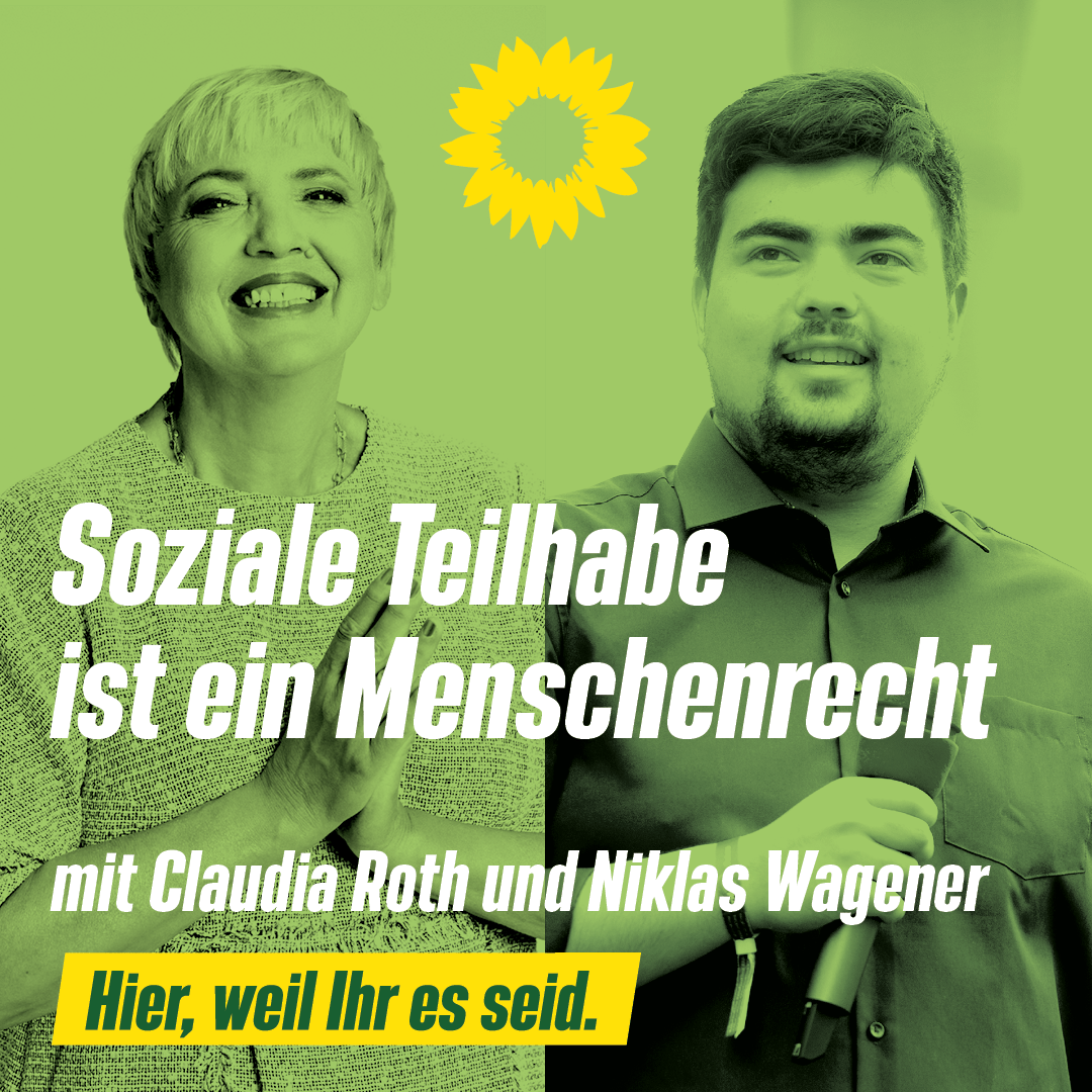 Niklas trifft Claudia Roth