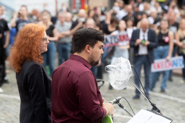 Niklas trifft Margarete Bause