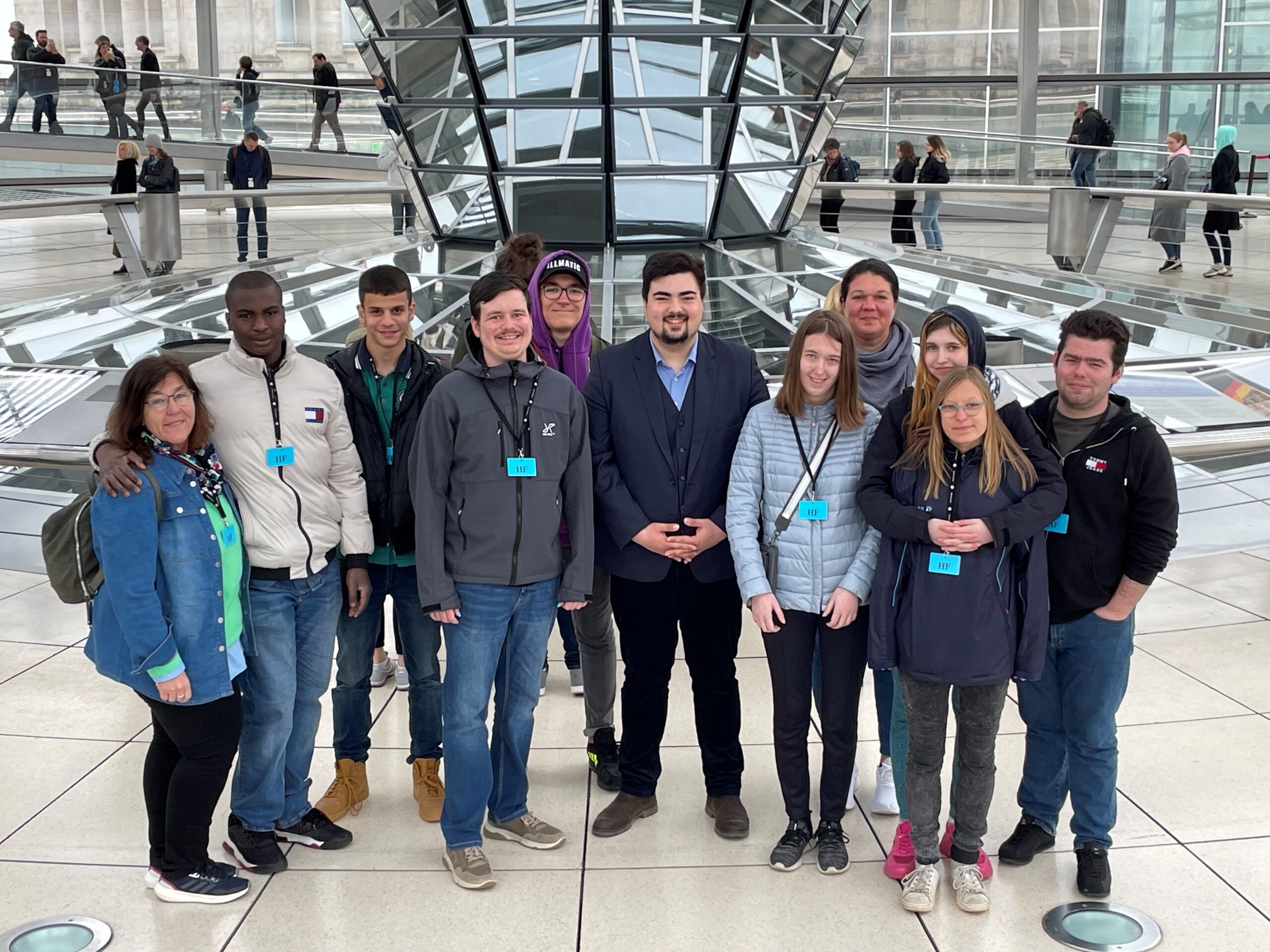 Die Berufsschulschüler*innen der Comenius-Schule zu Besuch in Berlin