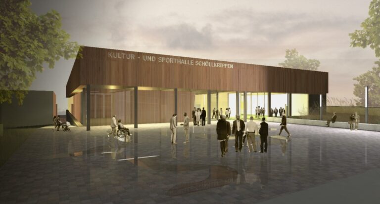 Förderbewilligung für eine Mehrzweckhalle in Schöllkrippen