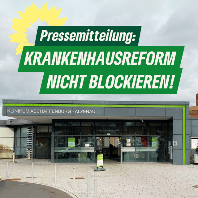 Krankenhausreform nicht blockieren