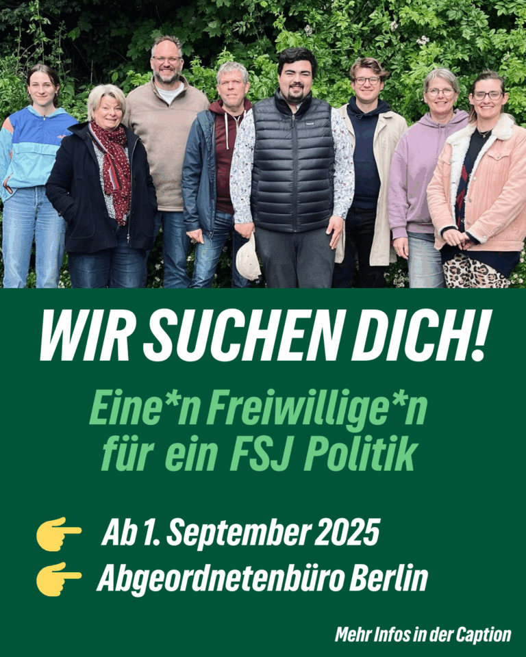 Stellenausschreibung FSJ in der Politik