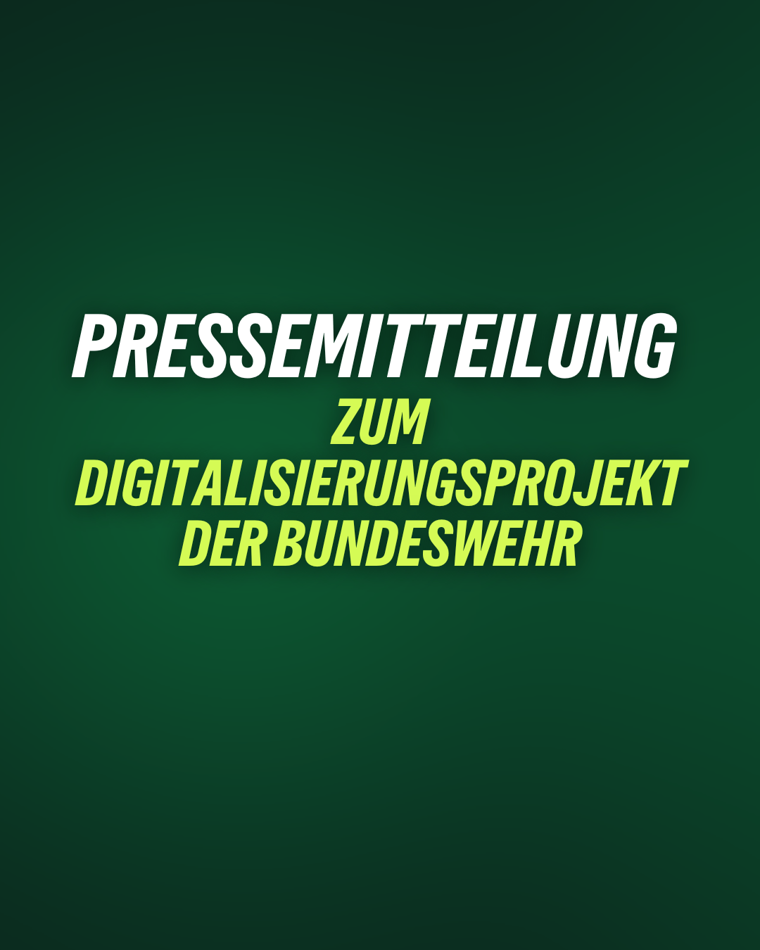 PRESSEMITTEILUNG