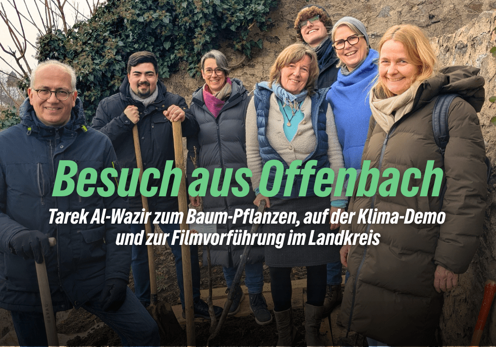 Besuch aus Offenbach von Tarek Al-Wazir