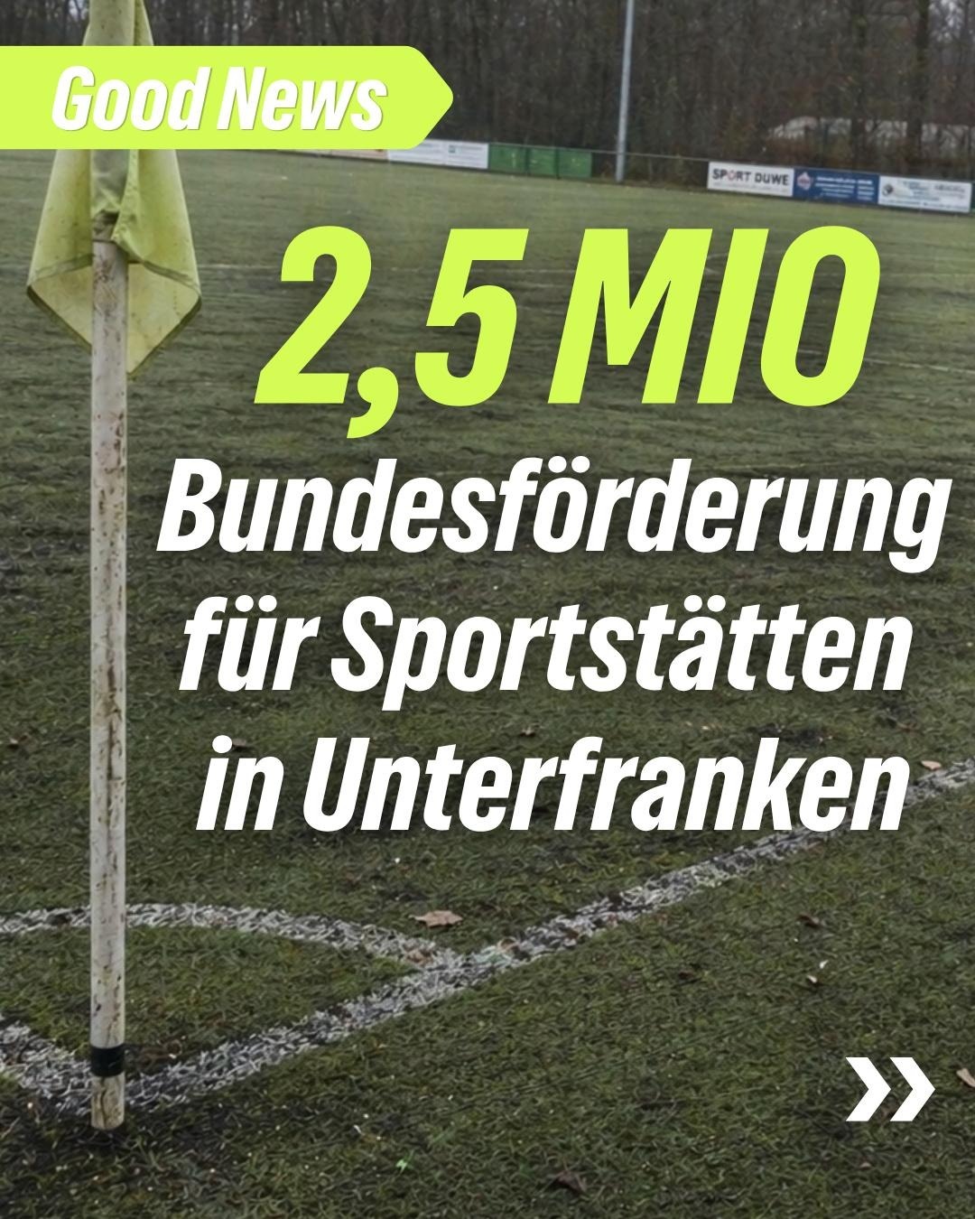 Bundesförderung für Sportstätten - Grüne Kritik